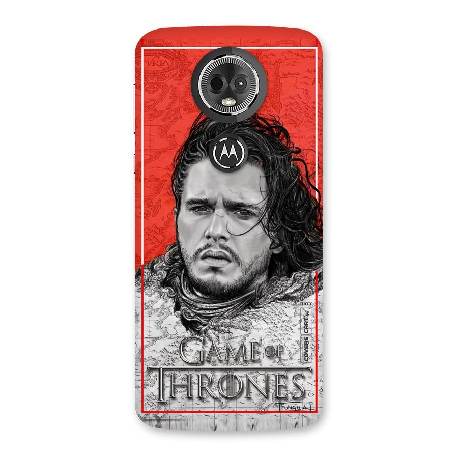 Jon Snow Nights Watch Back Case for Moto E5 Plus