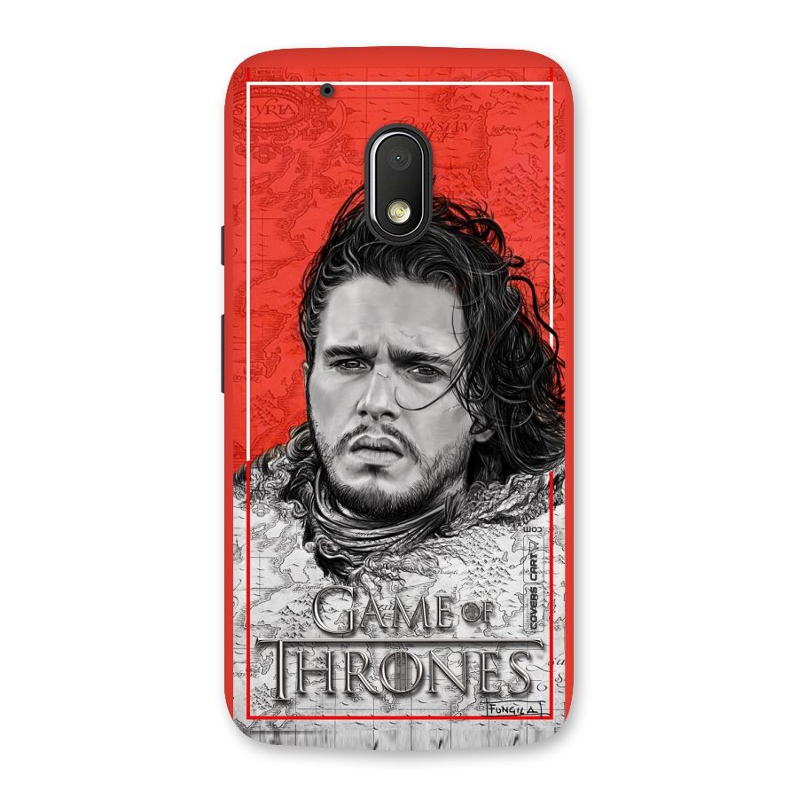 Jon Snow Nights Watch Back Case for Moto G4 Play