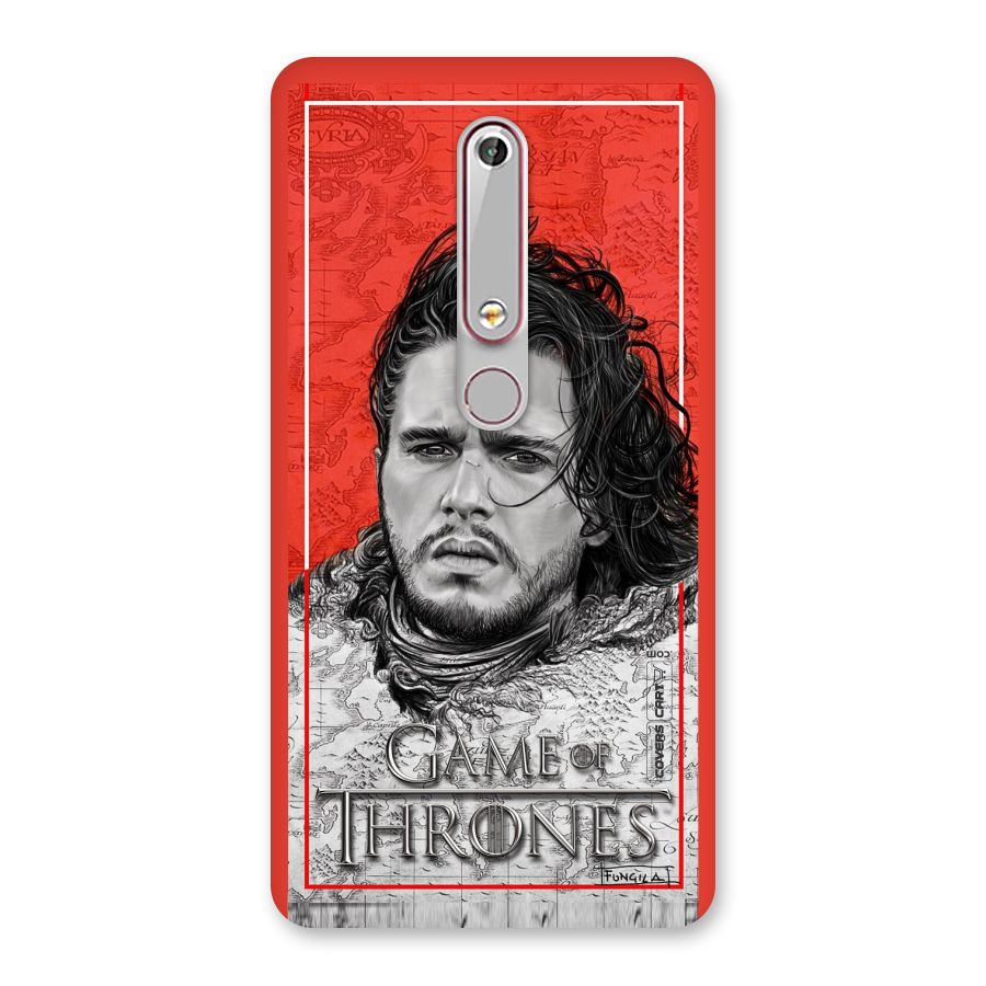 Jon Snow Nights Watch Back Case for Nokia 6.1