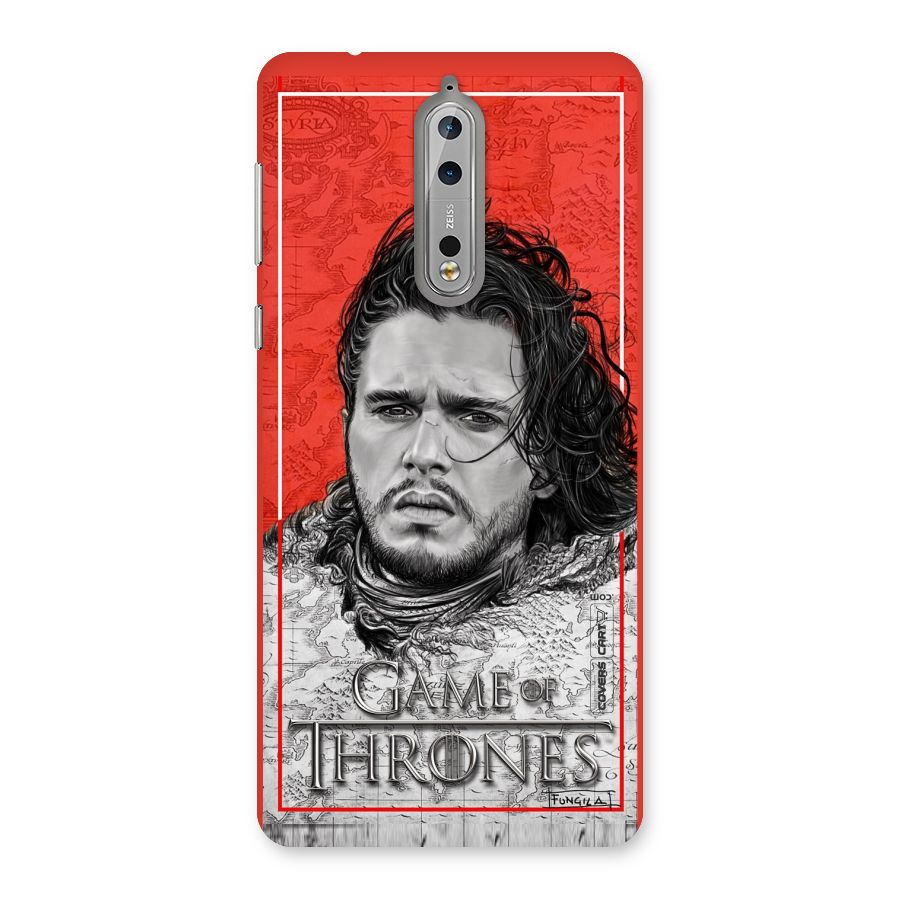 Jon Snow Nights Watch Back Case for Nokia 8