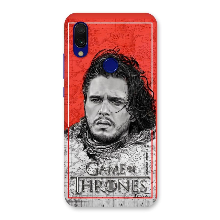 Jon Snow Nights Watch Back Case for Redmi 7