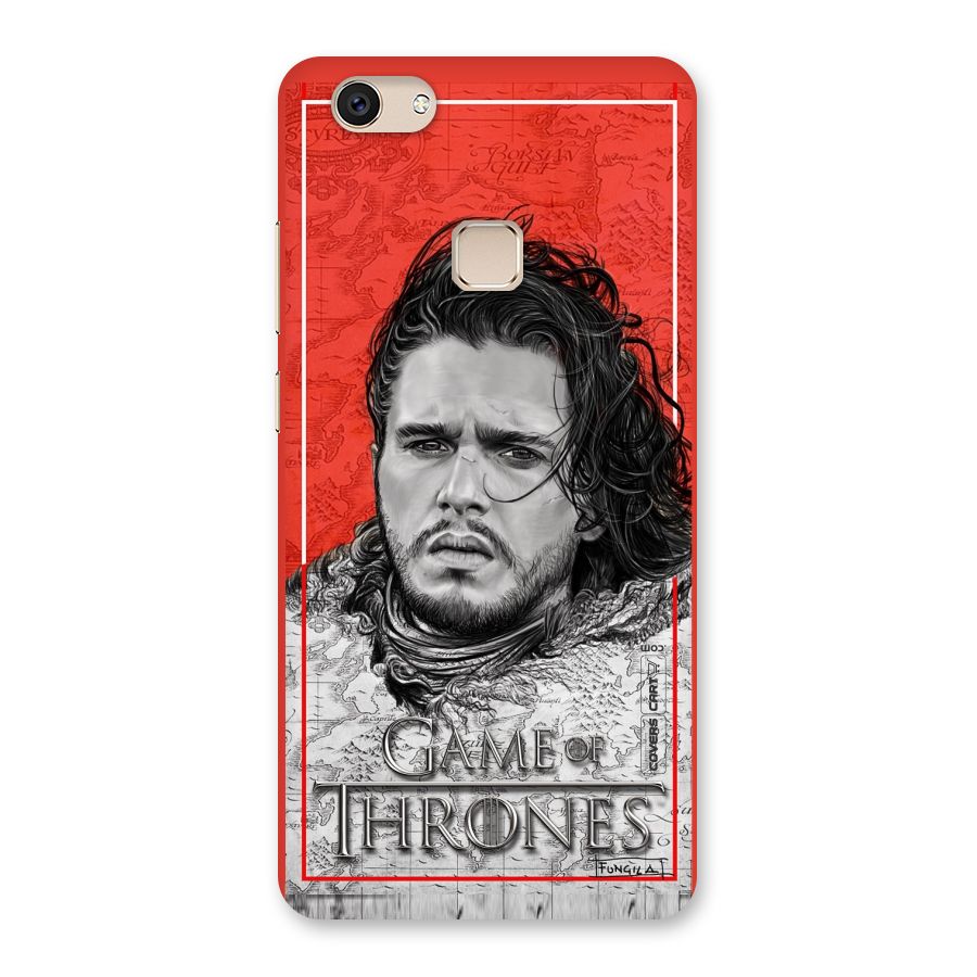 Jon Snow Nights Watch Back Case for Vivo V7