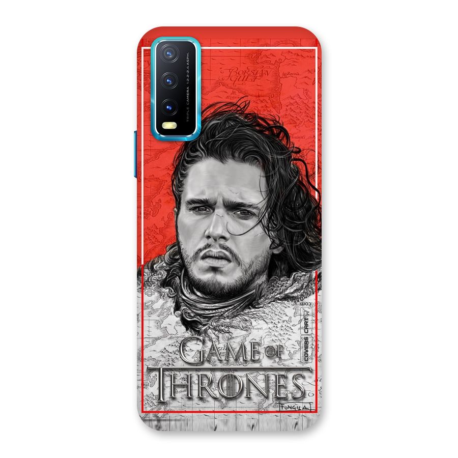 Jon Snow Nights Watch Back Case for Vivo Y20s