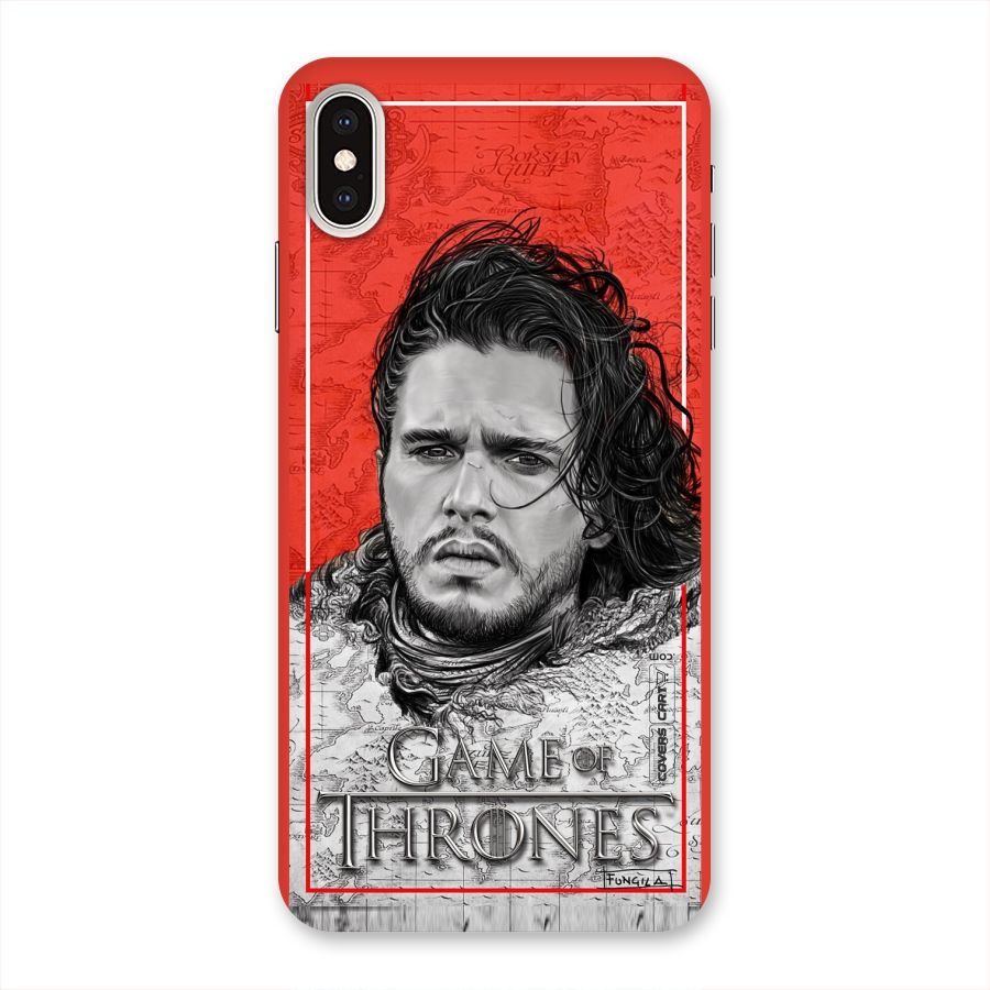 Jon Snow Nights Watch Back Case for iPhone XS Max