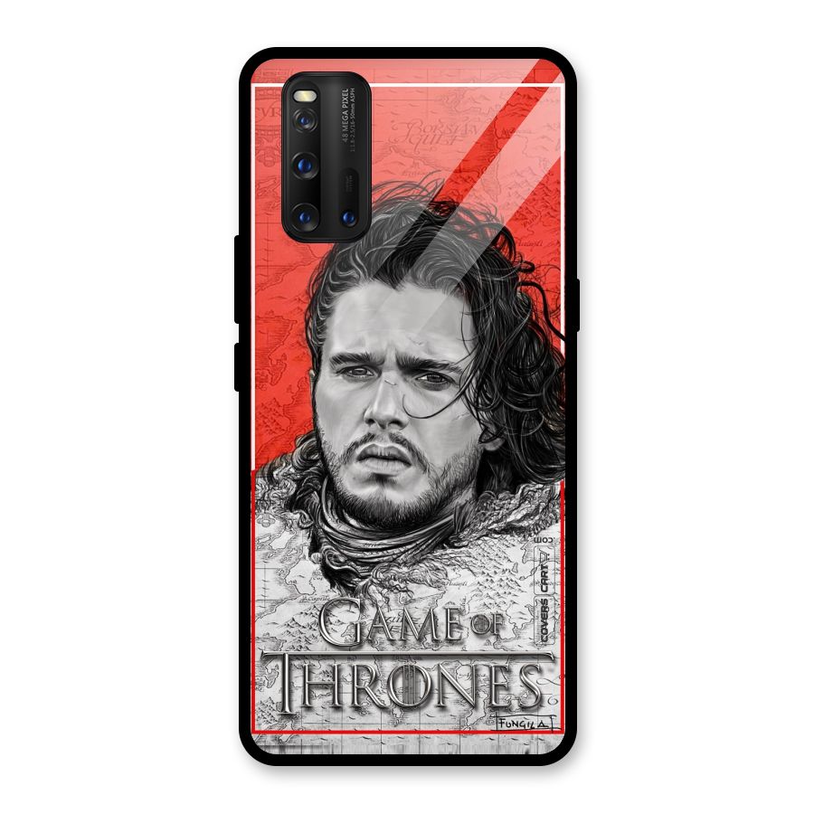 Jon Snow Nights Watch Glass Back Case for Vivo iQOO 3