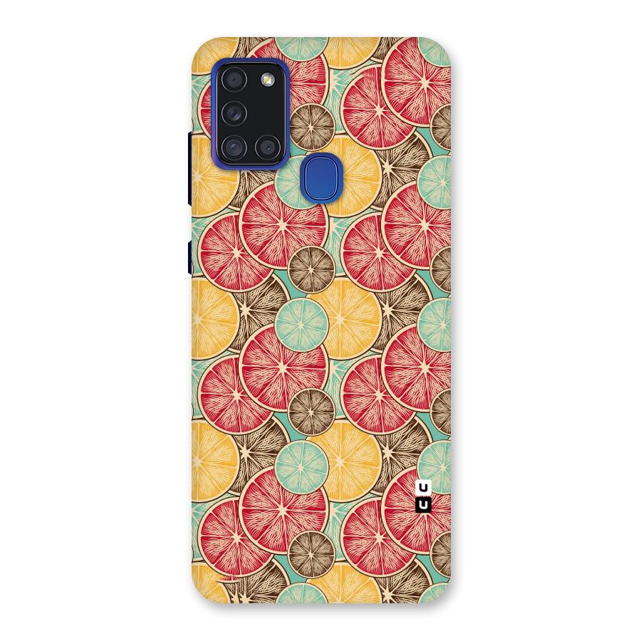 Juicy Pattern Back Case for Galaxy A21s