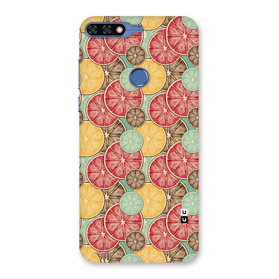 Juicy Pattern Back Case for Honor 7C