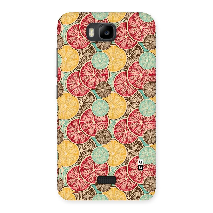 Juicy Pattern Back Case for Honor Bee