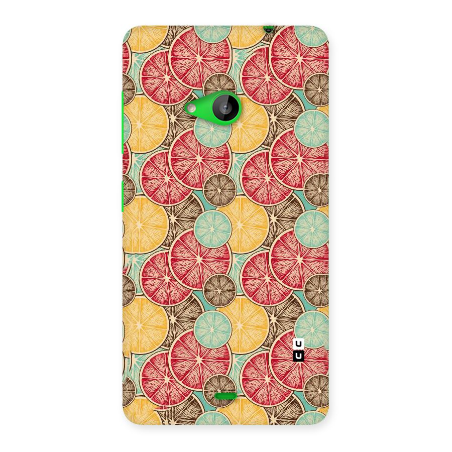 Juicy Pattern Back Case for Lumia 535
