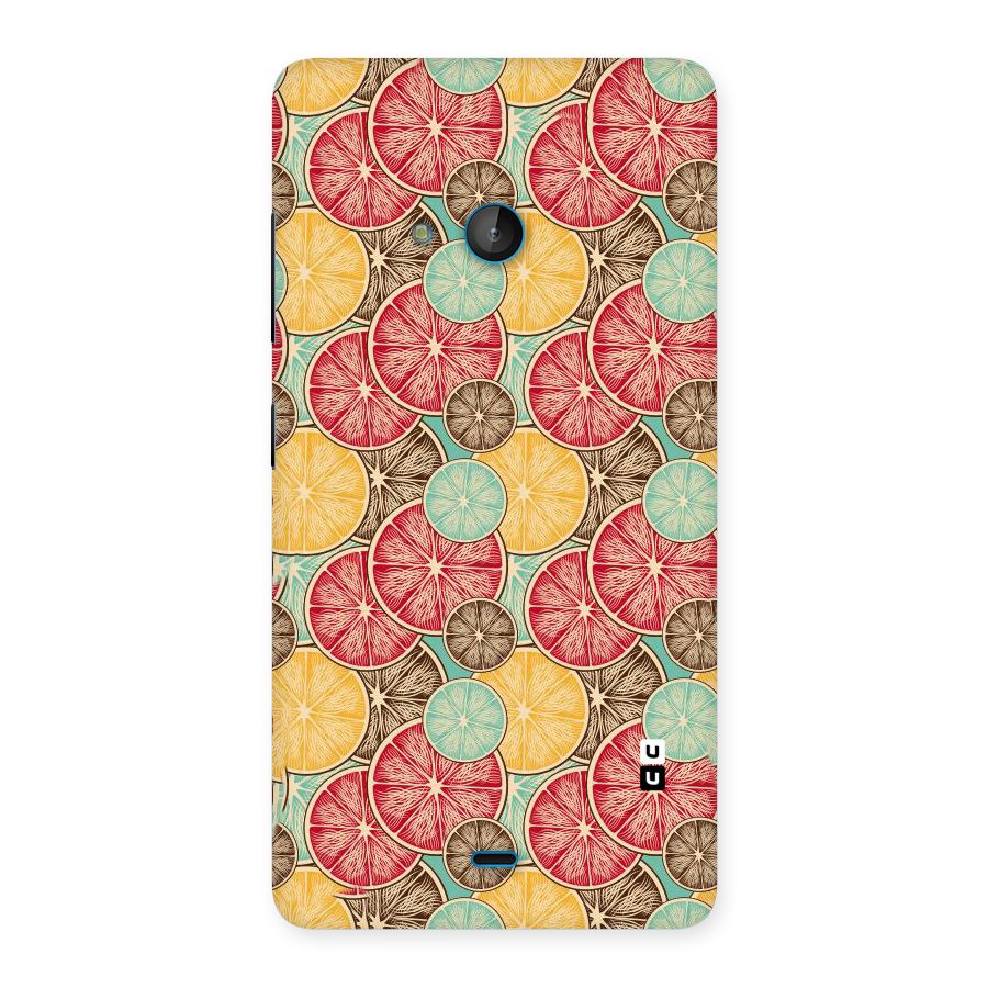 Juicy Pattern Back Case for Lumia 540