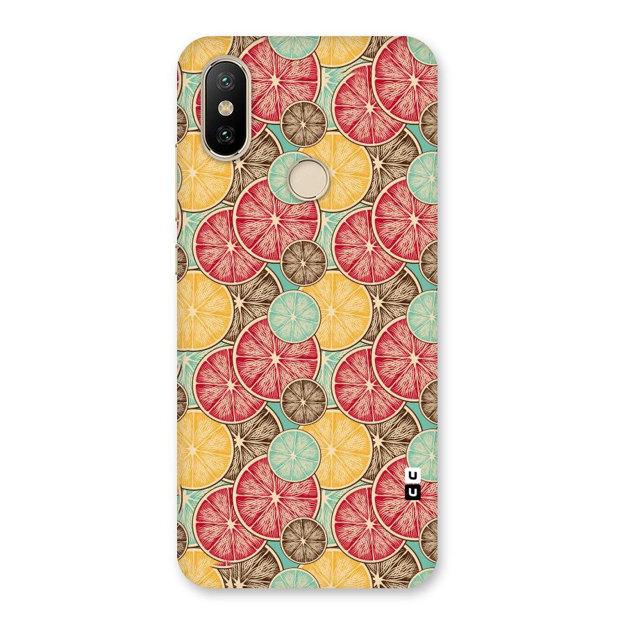 Juicy Pattern Back Case for Mi A2