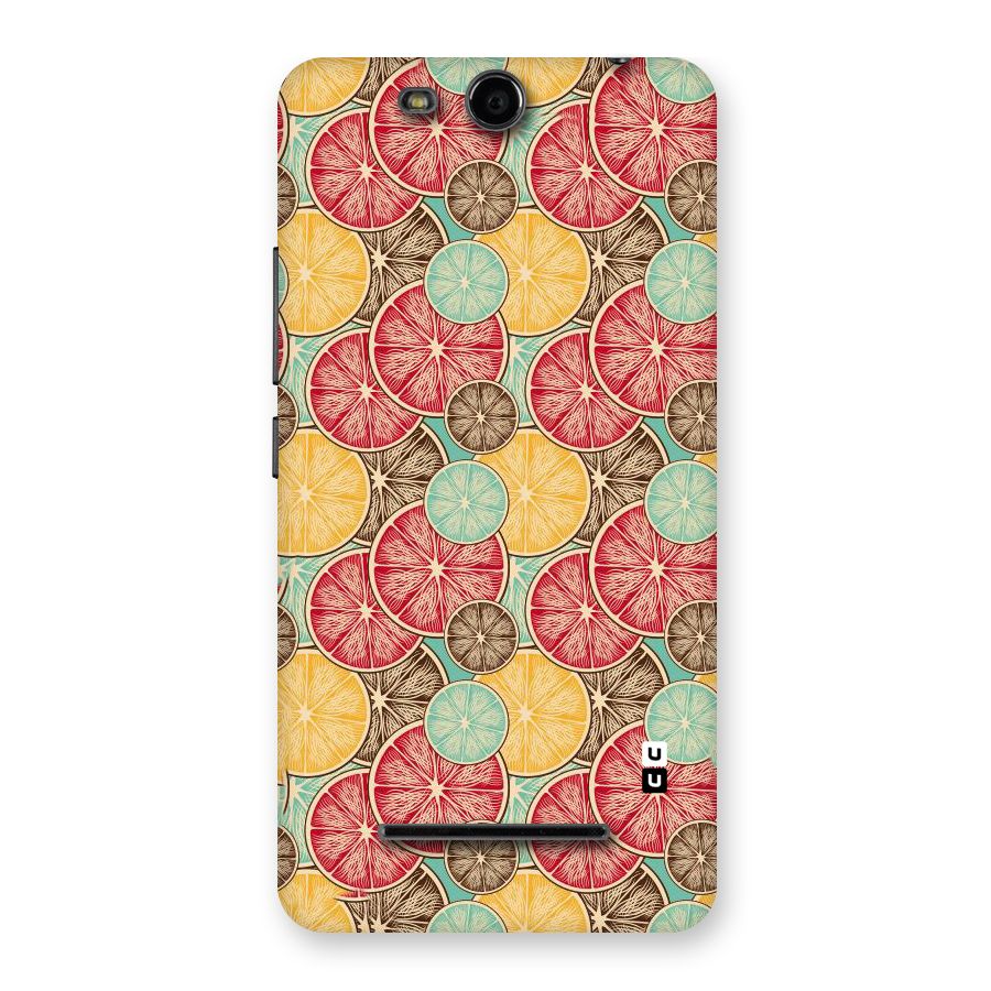 Juicy Pattern Back Case for Micromax Canvas Juice 3 Q392