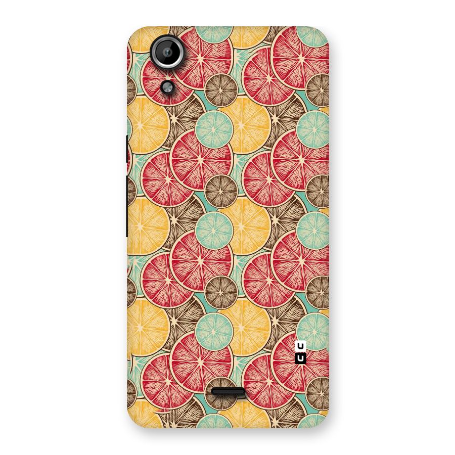 Juicy Pattern Back Case for Micromax Canvas Selfie Lens Q345