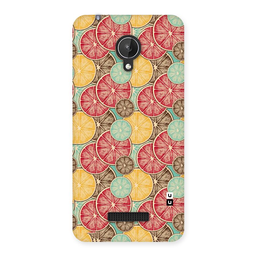 Juicy Pattern Back Case for Micromax Canvas Spark Q380