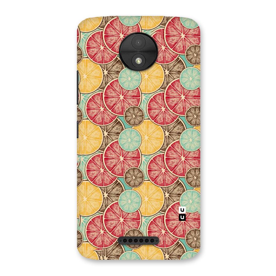 Juicy Pattern Back Case for Moto C