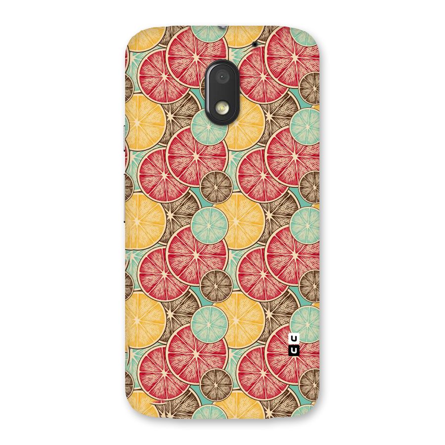 Juicy Pattern Back Case for Moto E3 Power
