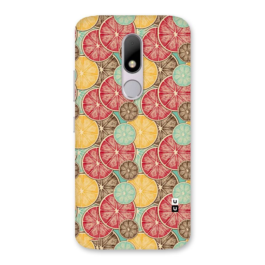 Juicy Pattern Back Case for Moto M