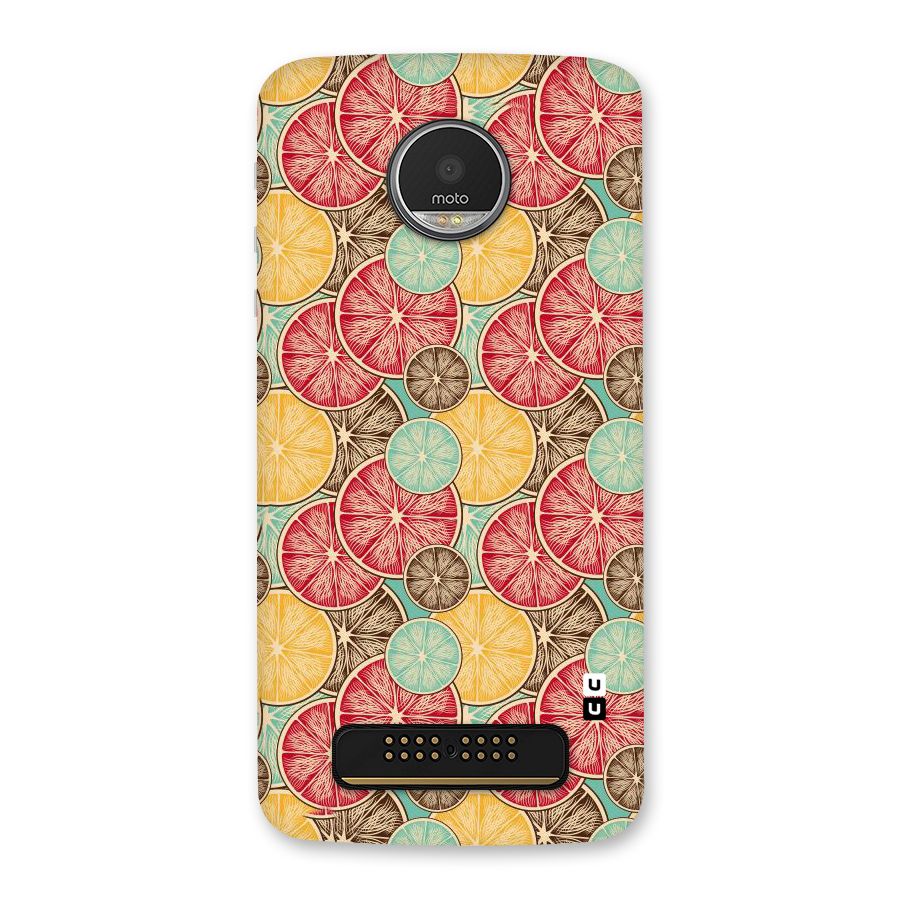 Juicy Pattern Back Case for Moto Z Play