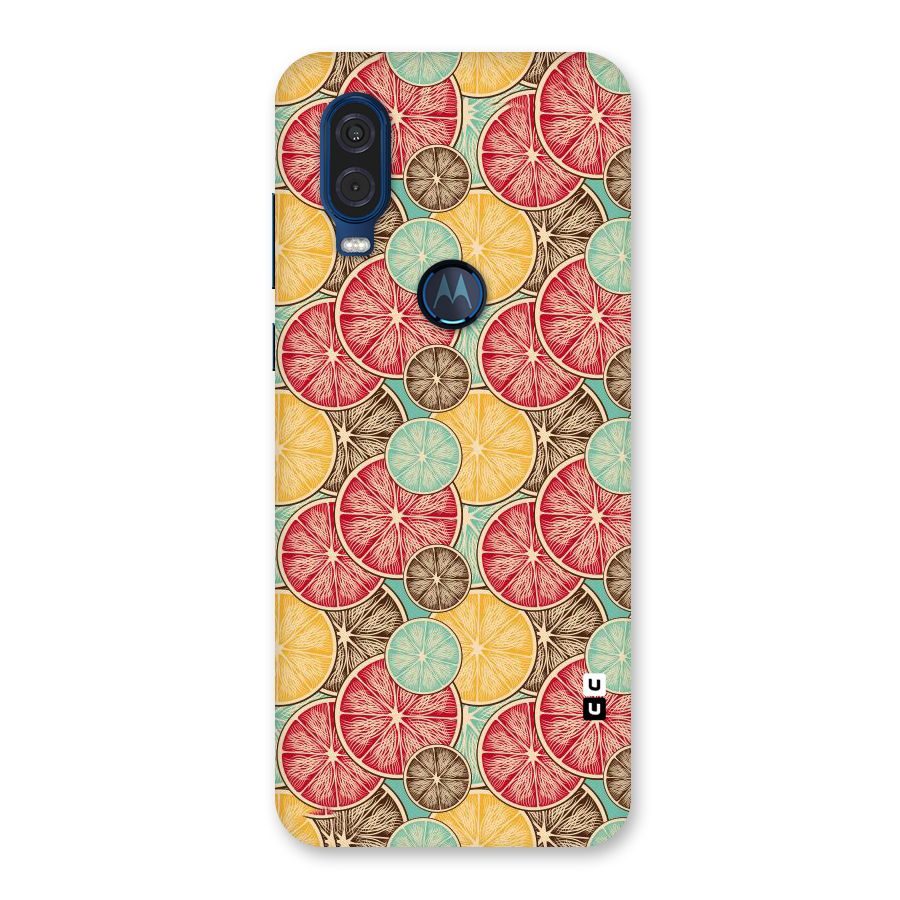 Juicy Pattern Back Case for Motorola One Vision
