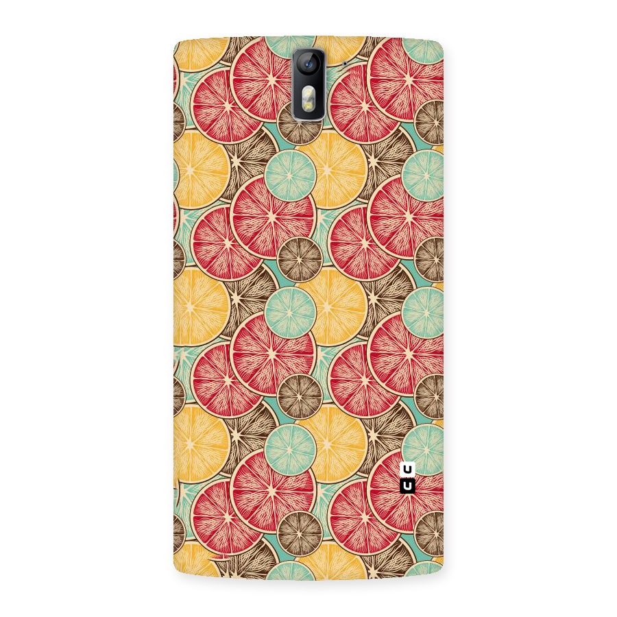 Juicy Pattern Back Case for One Plus One