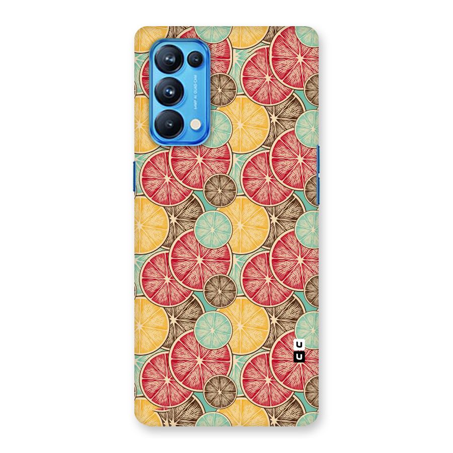Juicy Pattern Back Case for Oppo Reno5 Pro 5G