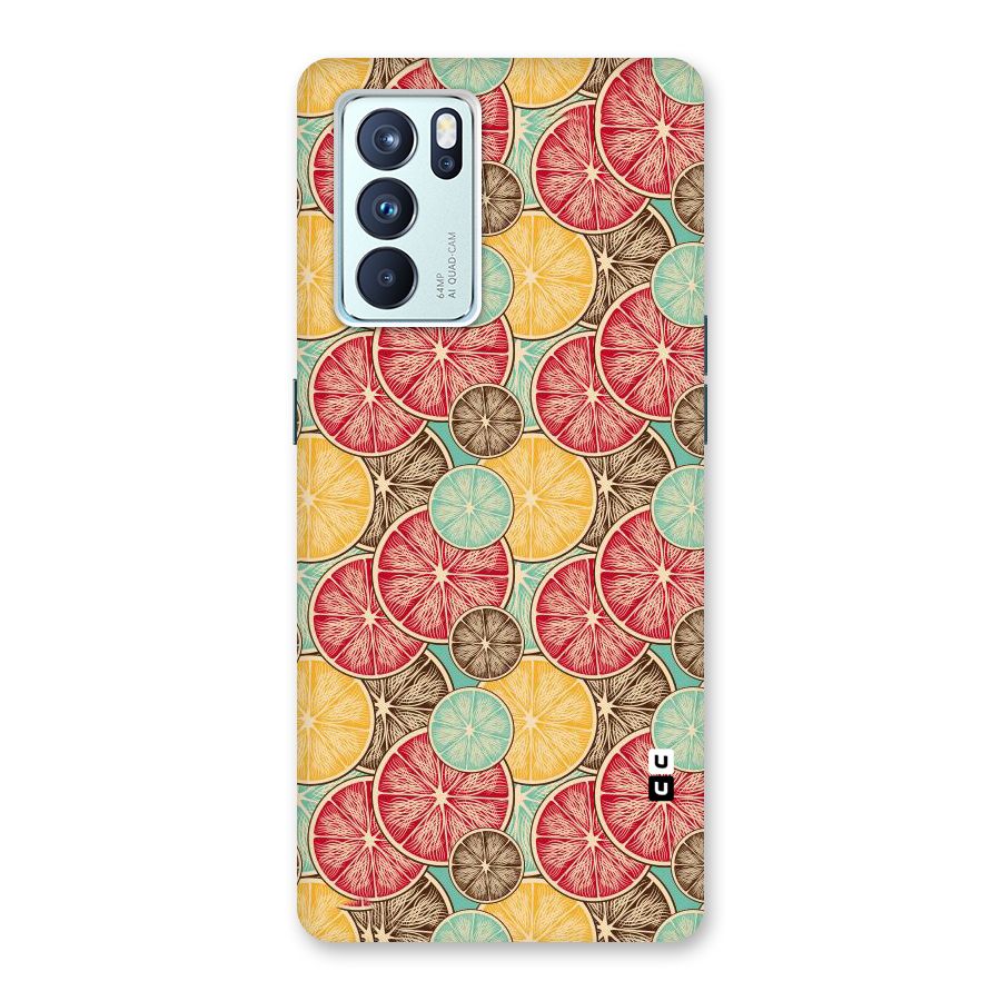 Juicy Pattern Back Case for Oppo Reno6 Pro 5G