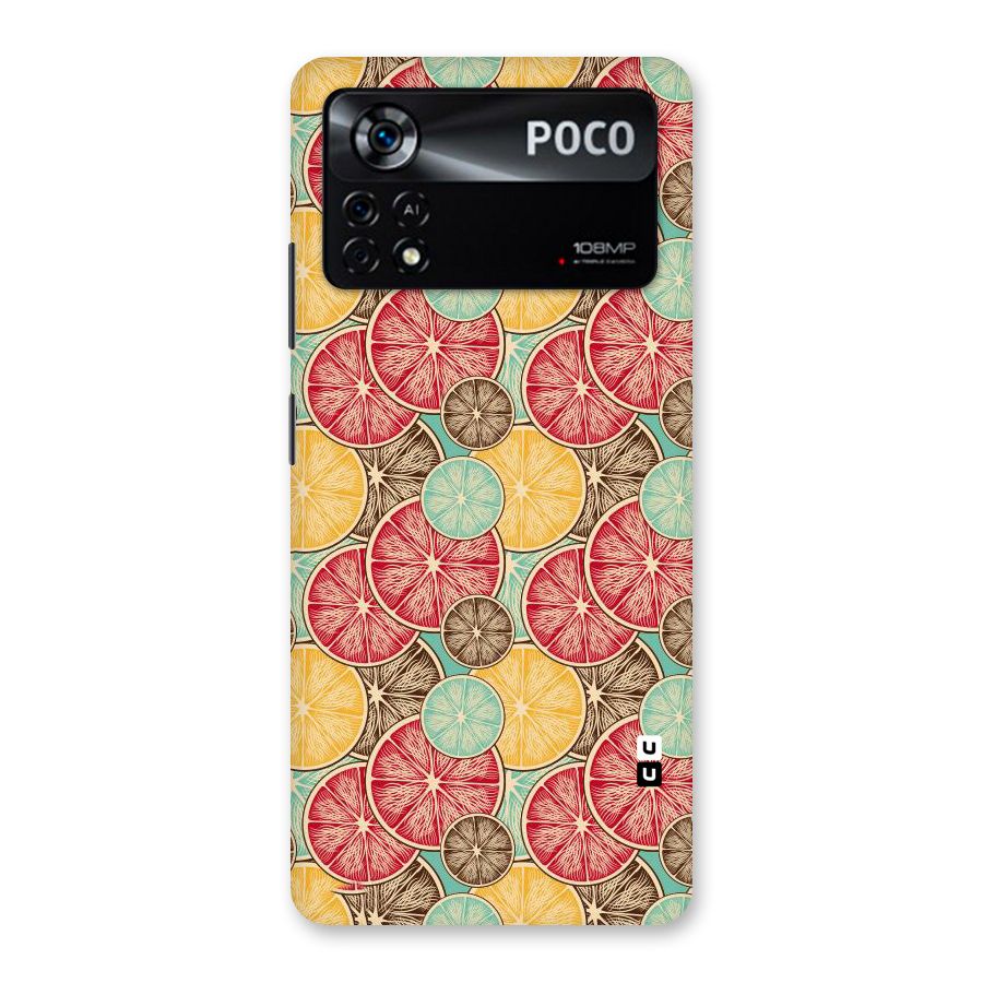 Juicy Pattern Back Case for Poco X4 Pro 5G