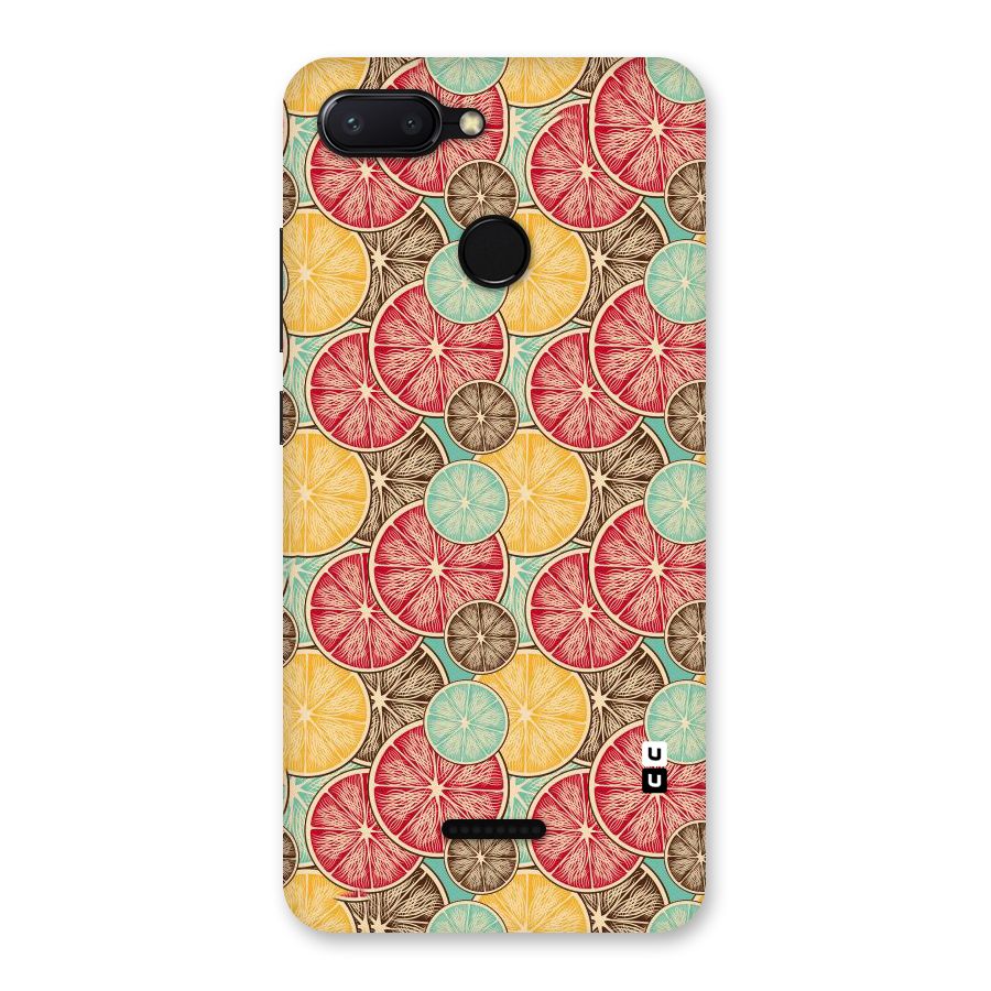 Juicy Pattern Back Case for Redmi 6