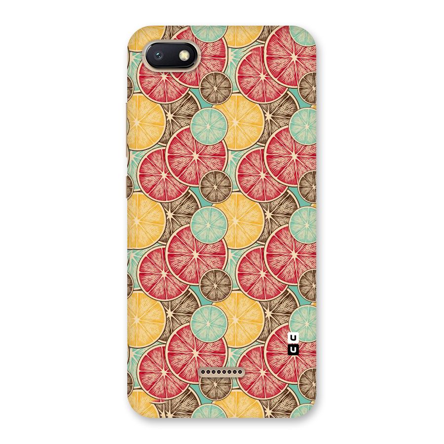 Juicy Pattern Back Case for Redmi 6A