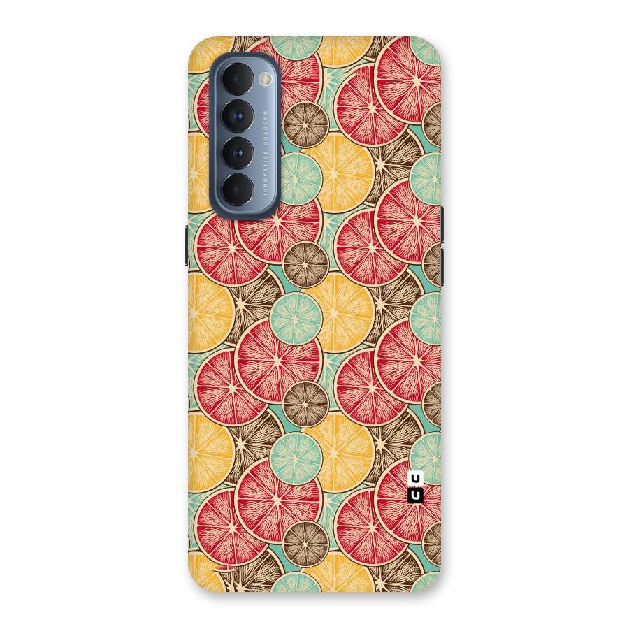 Juicy Pattern Back Case for Reno4 Pro