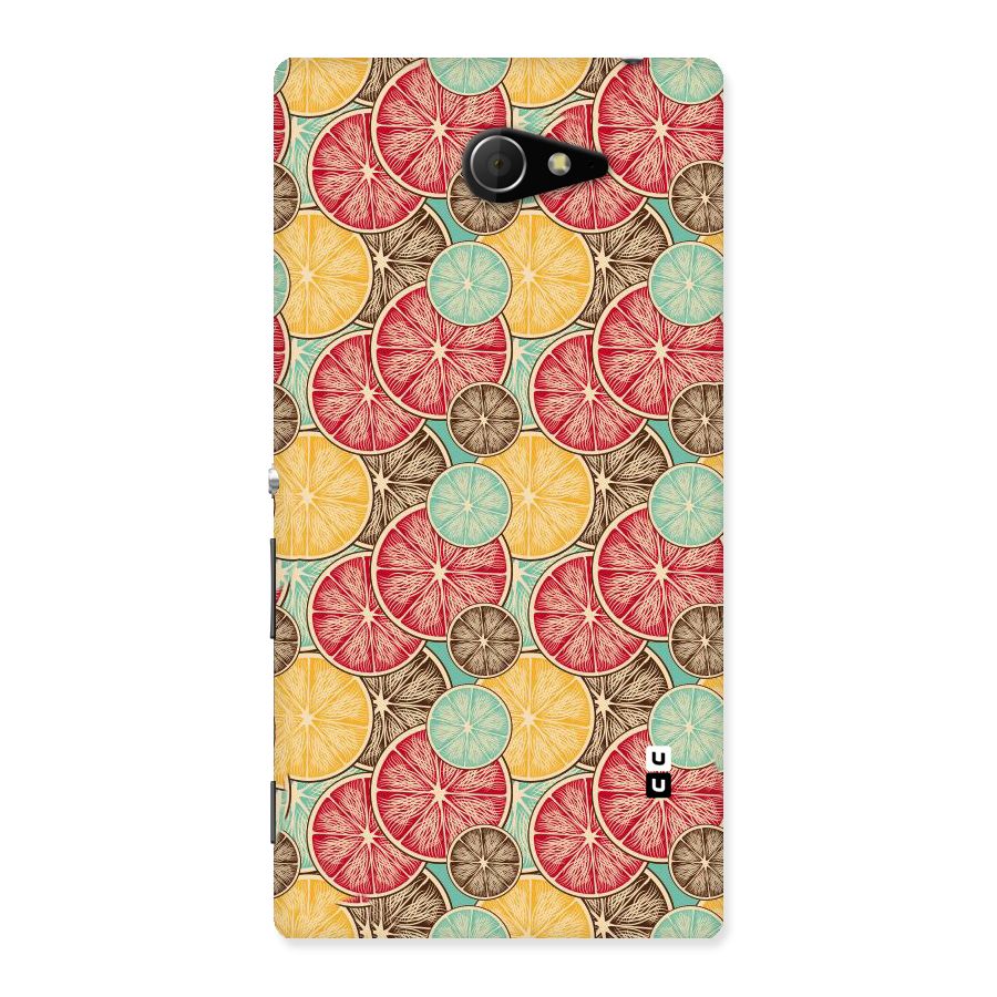 Juicy Pattern Back Case for Sony Xperia M2