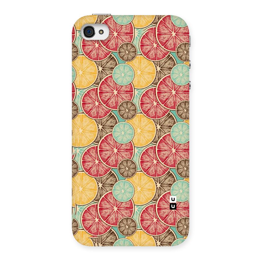 Juicy Pattern Back Case for iPhone 4 4s