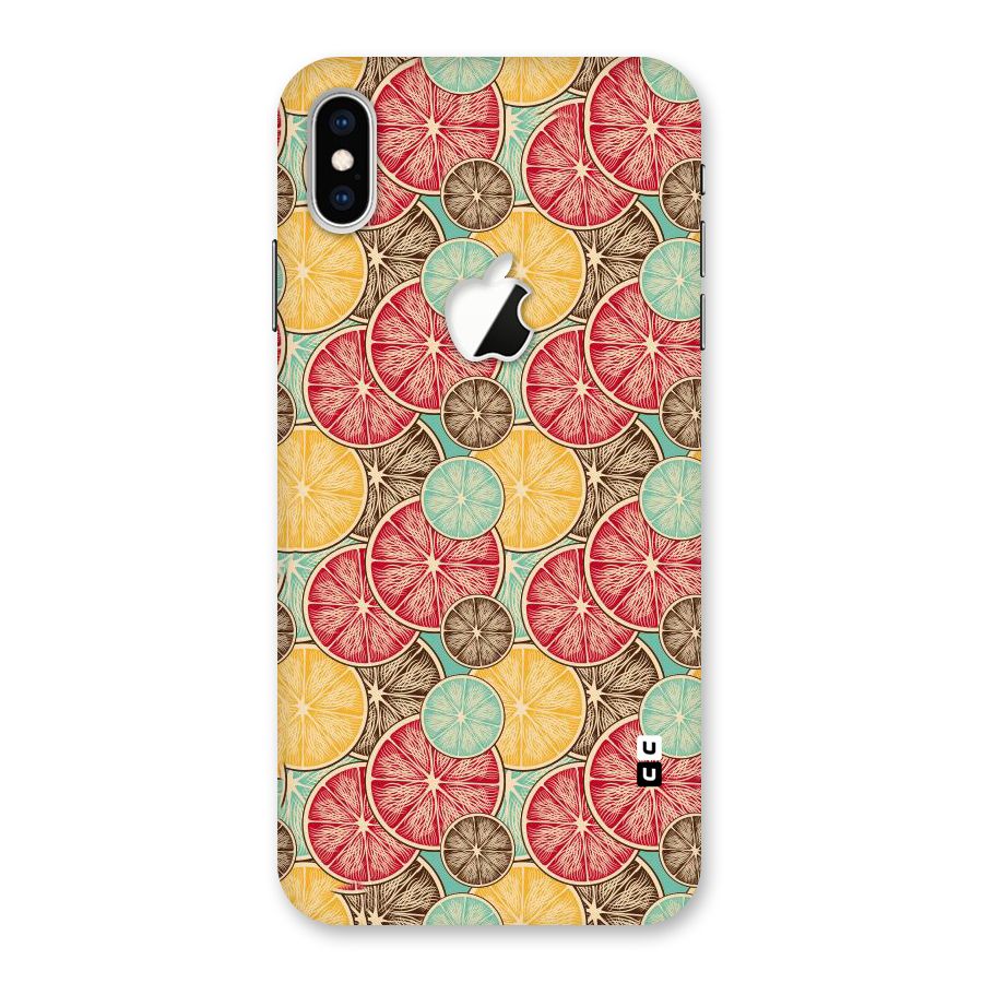 Juicy Pattern Back Case for iPhone XS Max Apple Cut