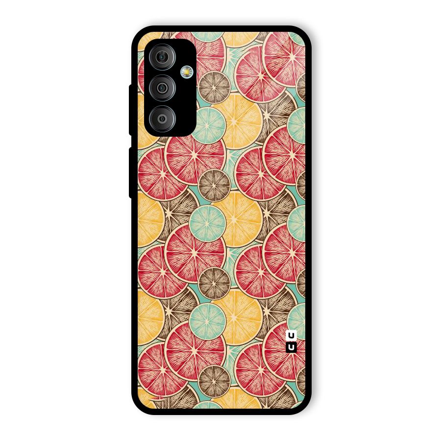 Juicy Pattern Glass Back Case for Galaxy F23