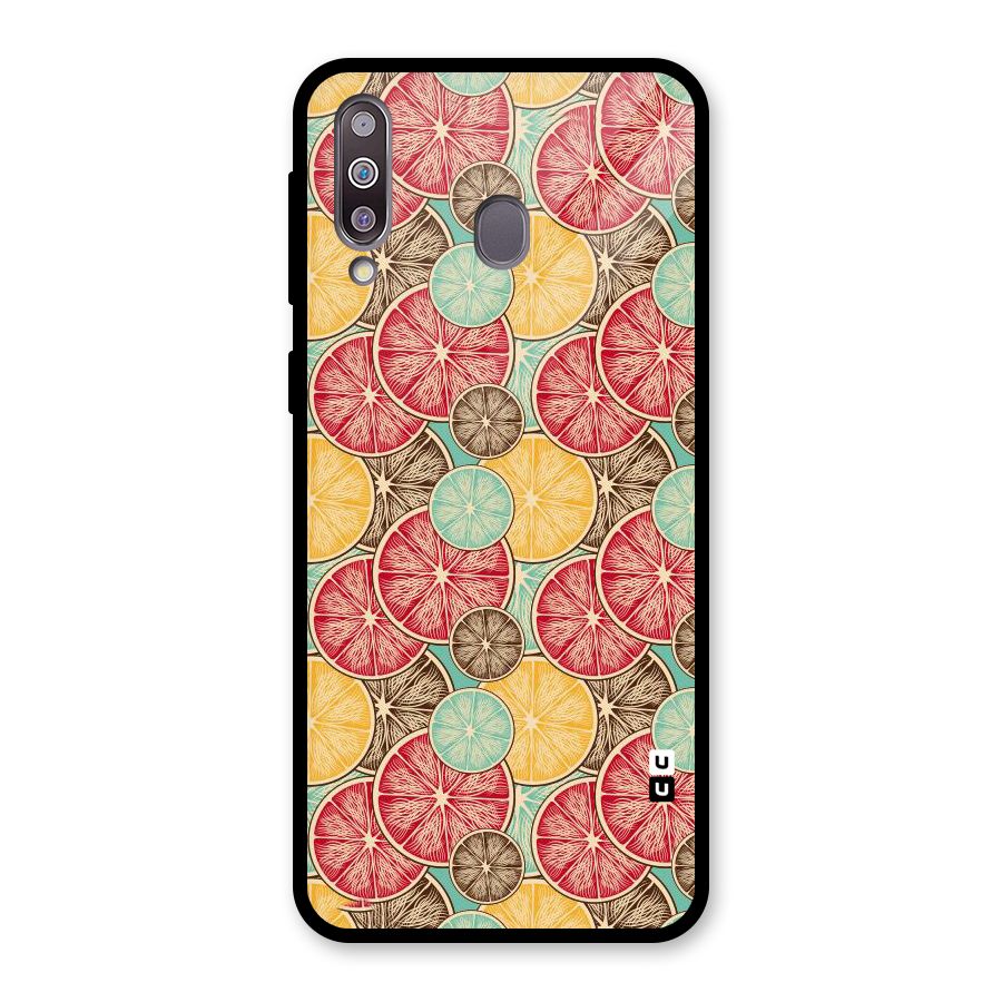 Juicy Pattern Glass Back Case for Galaxy M30