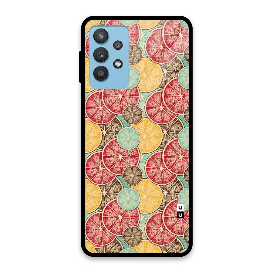Juicy Pattern Glass Back Case for Galaxy M32 5G