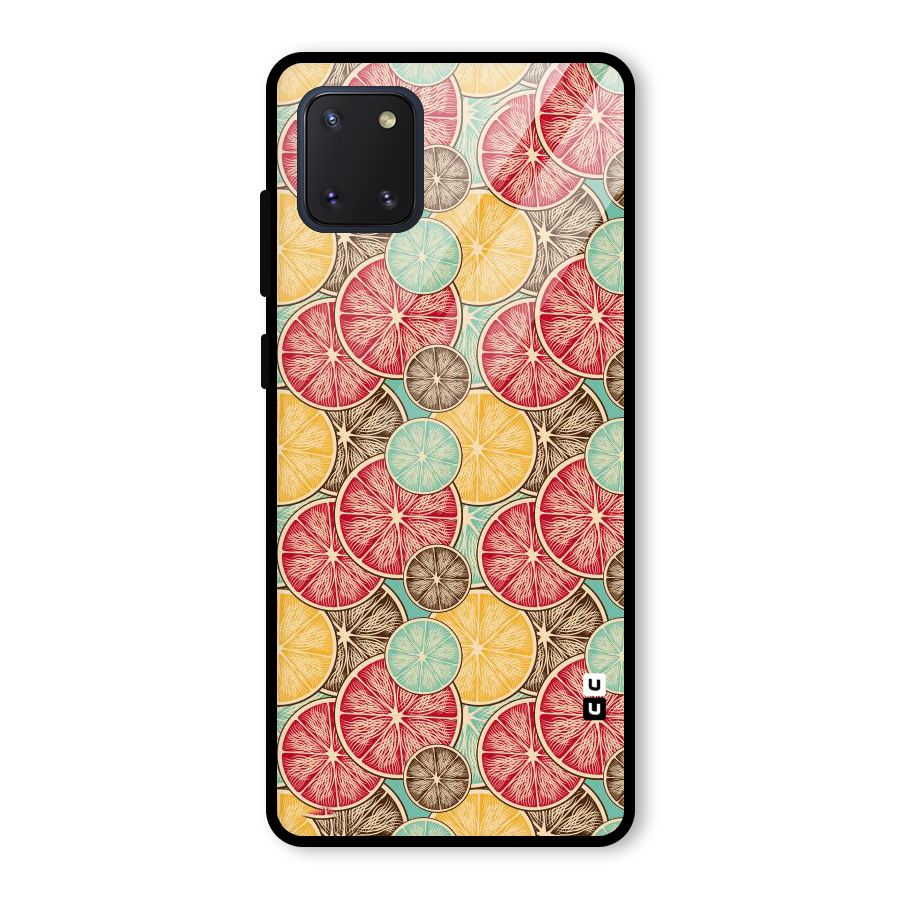 Juicy Pattern Glass Back Case for Galaxy Note 10 Lite