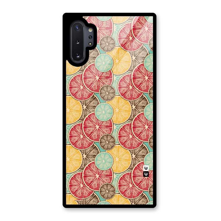 Juicy Pattern Glass Back Case for Galaxy Note 10 Plus