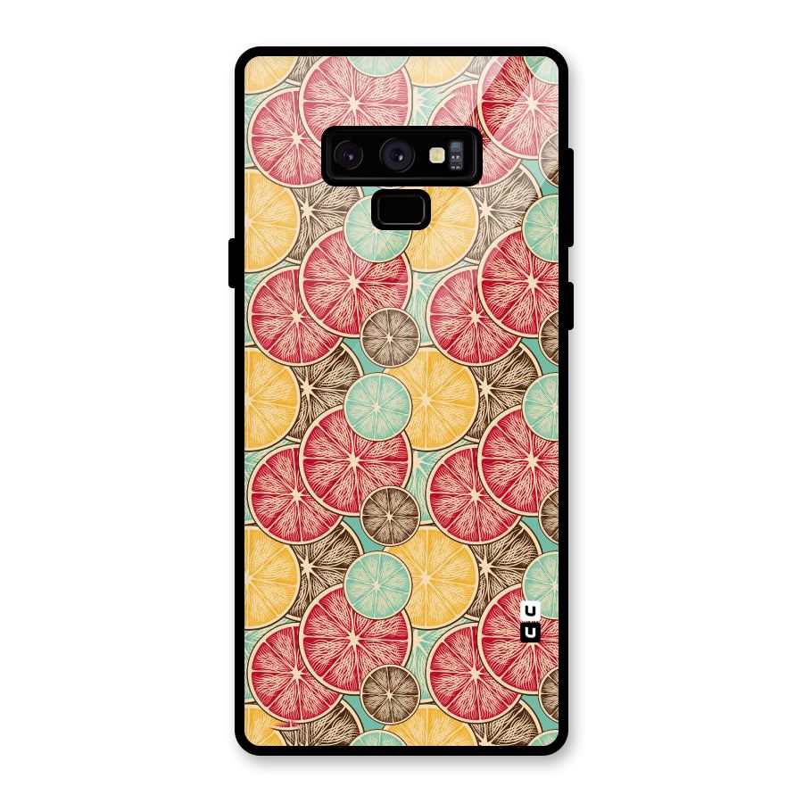 Juicy Pattern Glass Back Case for Galaxy Note 9