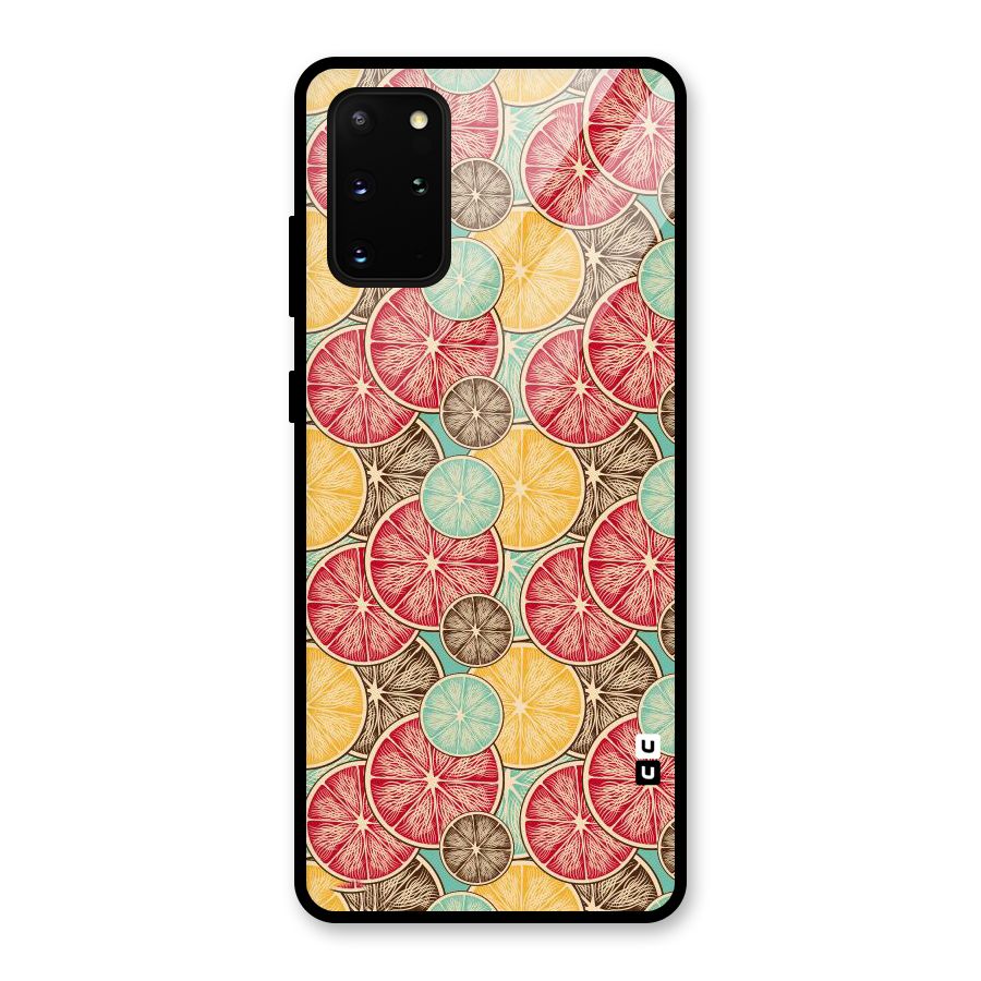 Juicy Pattern Glass Back Case for Galaxy S20 Plus