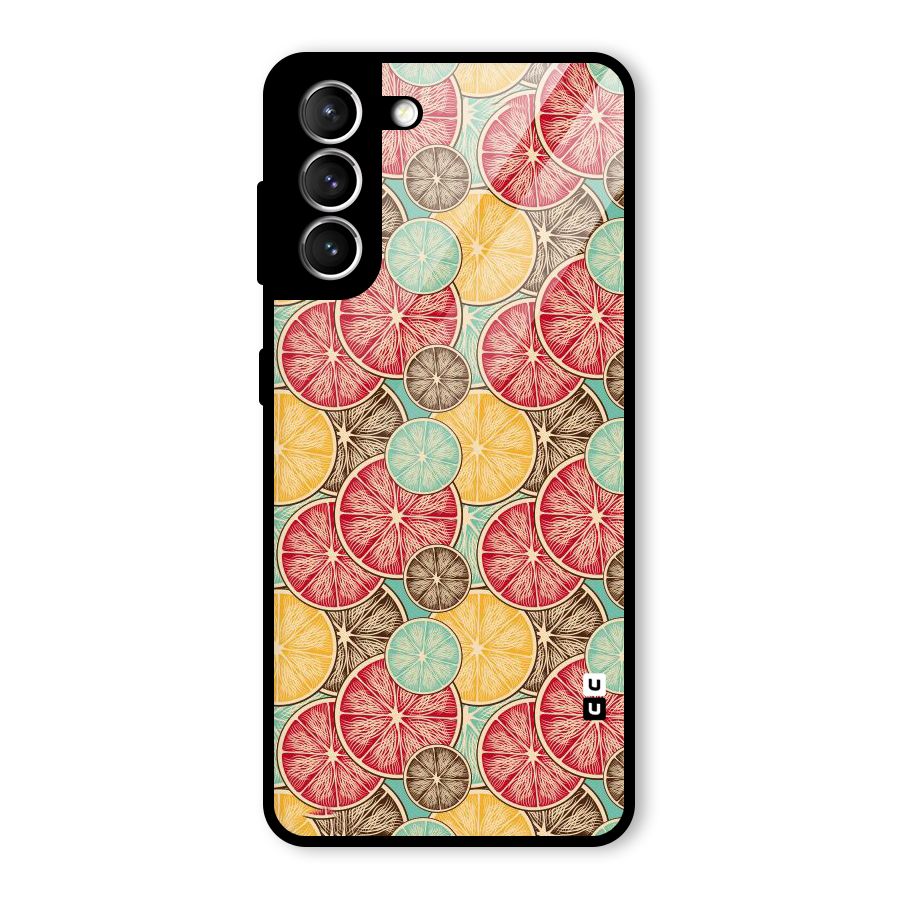Juicy Pattern Glass Back Case for Galaxy S21 5G