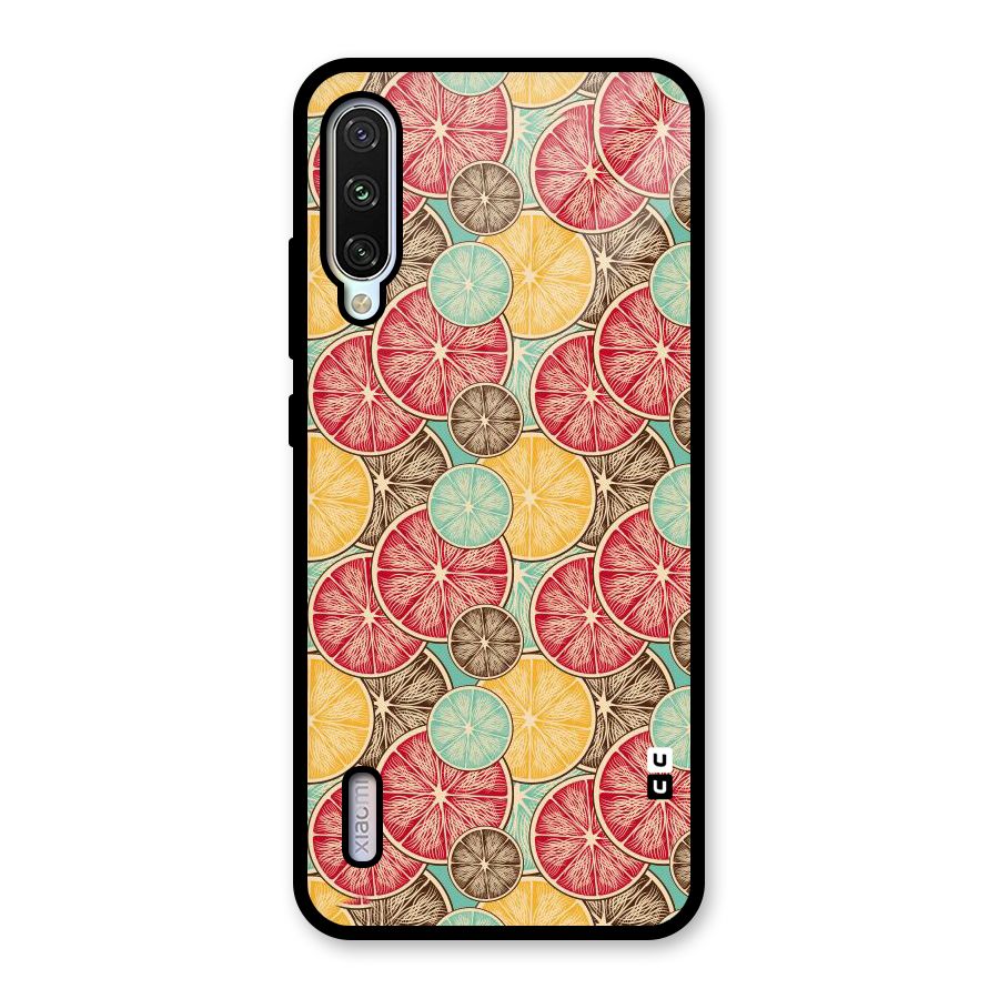 Juicy Pattern Glass Back Case for Mi A3