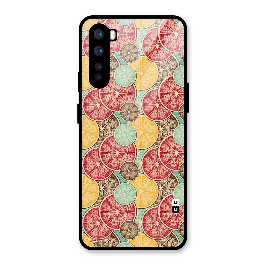 Juicy Pattern Glass Back Case for OnePlus Nord
