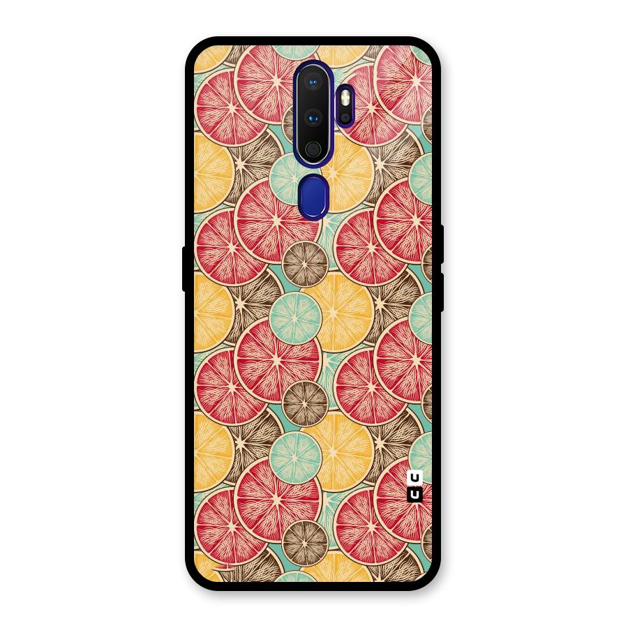 Juicy Pattern Glass Back Case for Oppo A9 (2020)