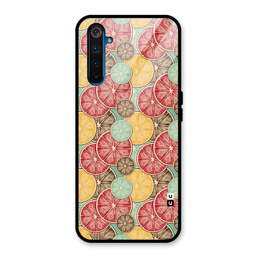 Juicy Pattern Glass Back Case for Realme 6 Pro