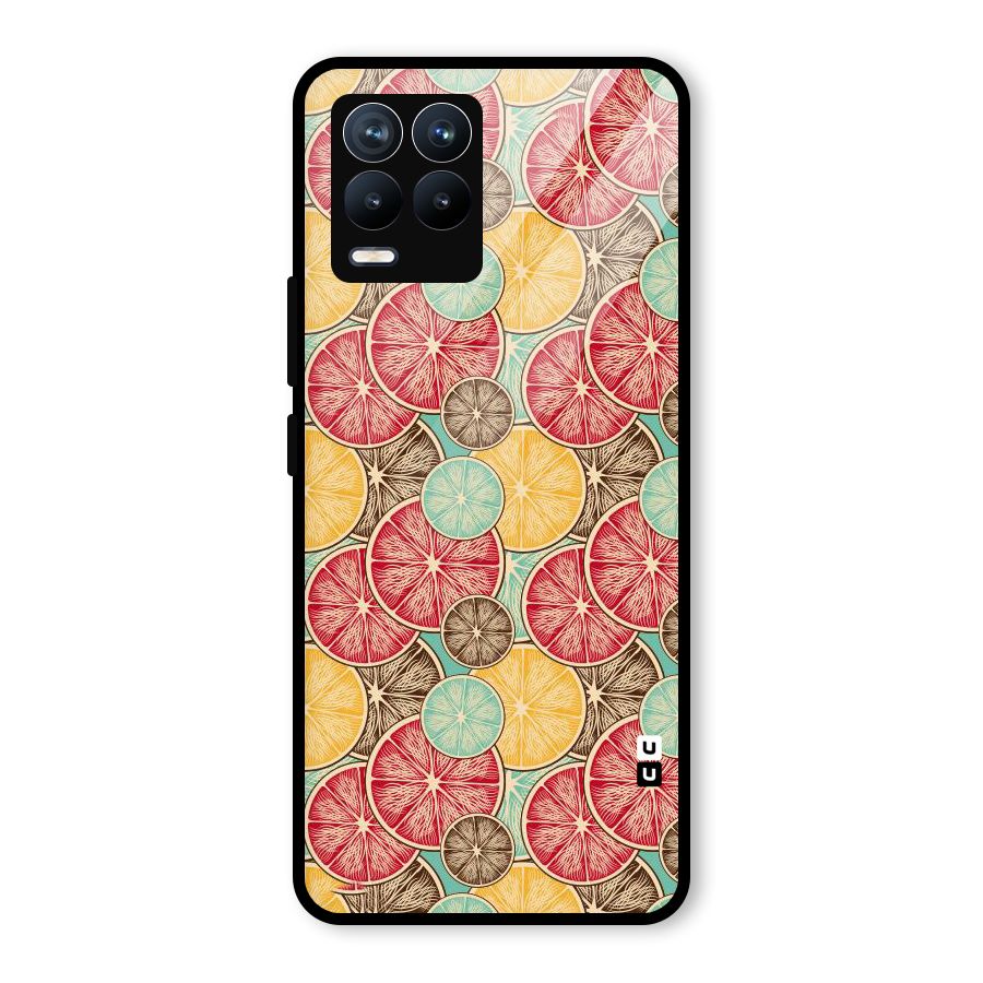 Juicy Pattern Glass Back Case for Realme 8 Pro