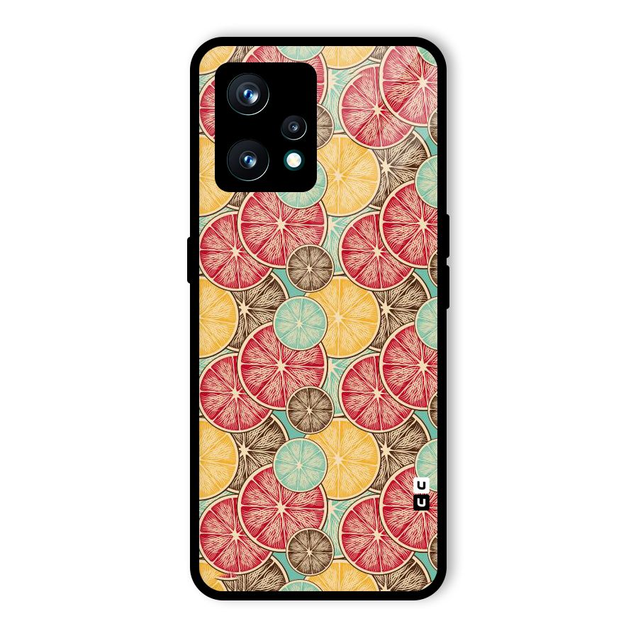 Juicy Pattern Glass Back Case for Realme 9 Pro Plus 5G
