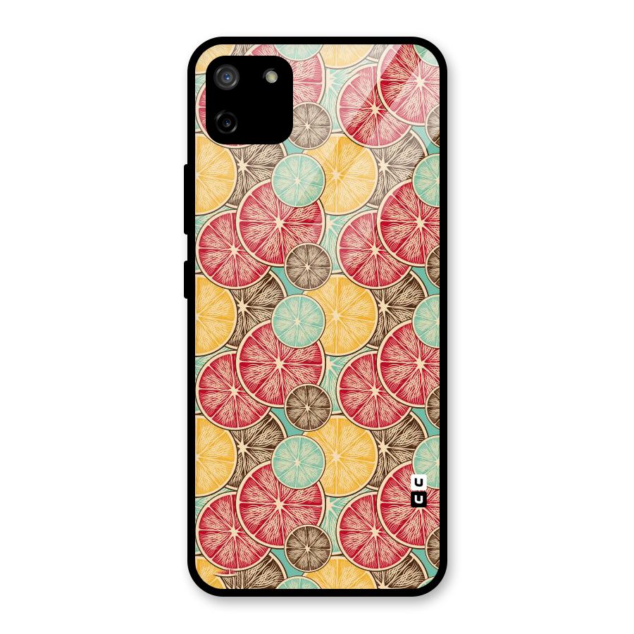 Juicy Pattern Glass Back Case for Realme C11