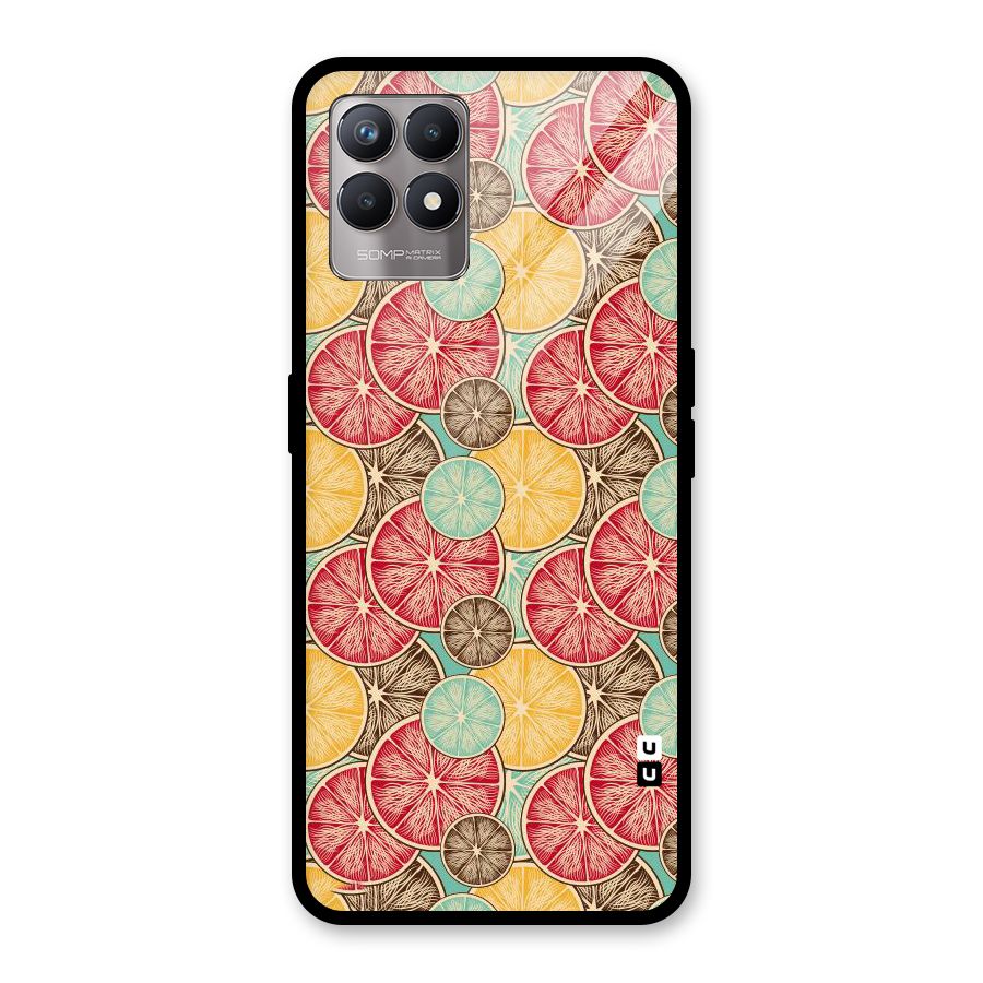Juicy Pattern Glass Back Case for Realme Narzo 50