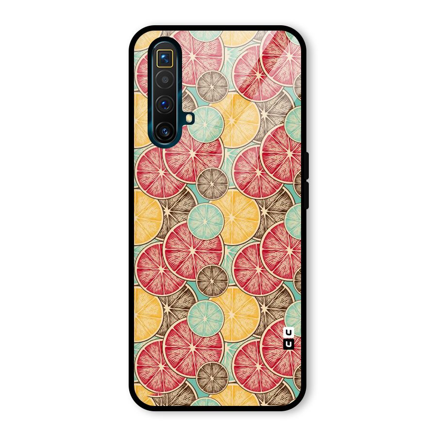 Juicy Pattern Glass Back Case for Realme X3 SuperZoom
